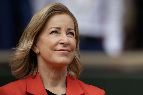 Chris Evert during the French Open Tennis Tournament. Roland-Garros 2024. - Source: Getty