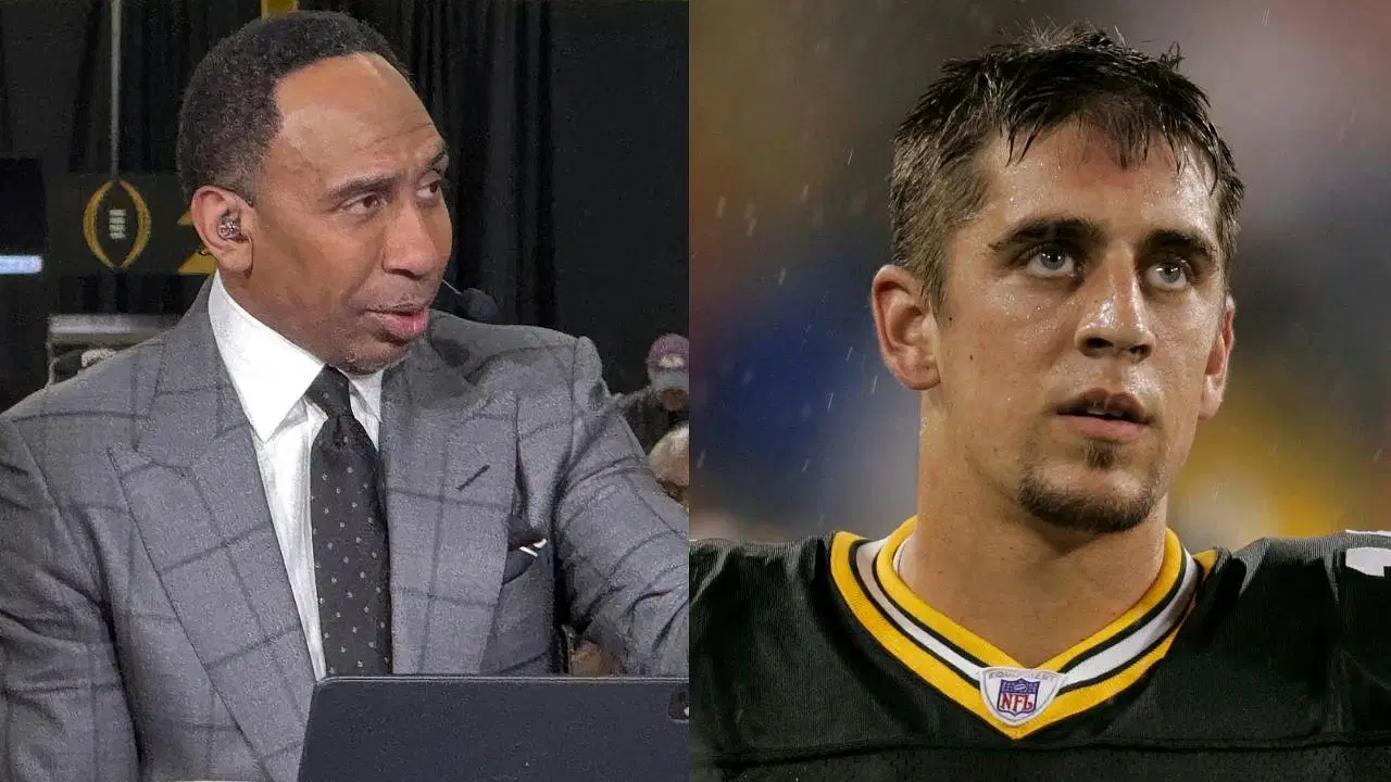 Veteran QB Aaron Rodgers and NFL analyst Stephen A Smith