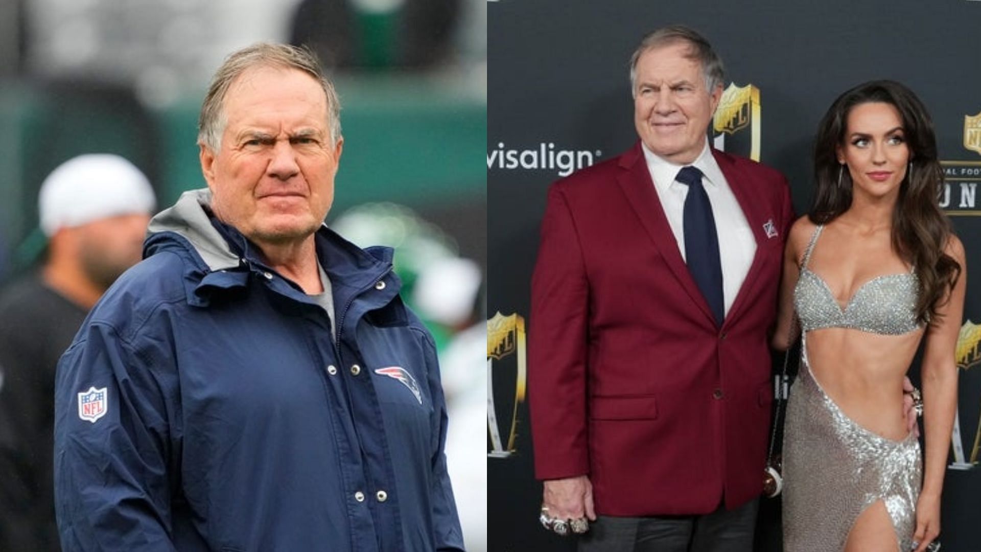 Coach Bill Belichick and his GF Jordon Hudson