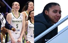 PIC: UConn star Azzi Fudd supports ex-teammate Paige Bueckers & Dallas Wings in game vs. Atlanta