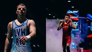Luke Stanich drops humorous 2-word reaction on assisting fellow Lehigh wrestler in training