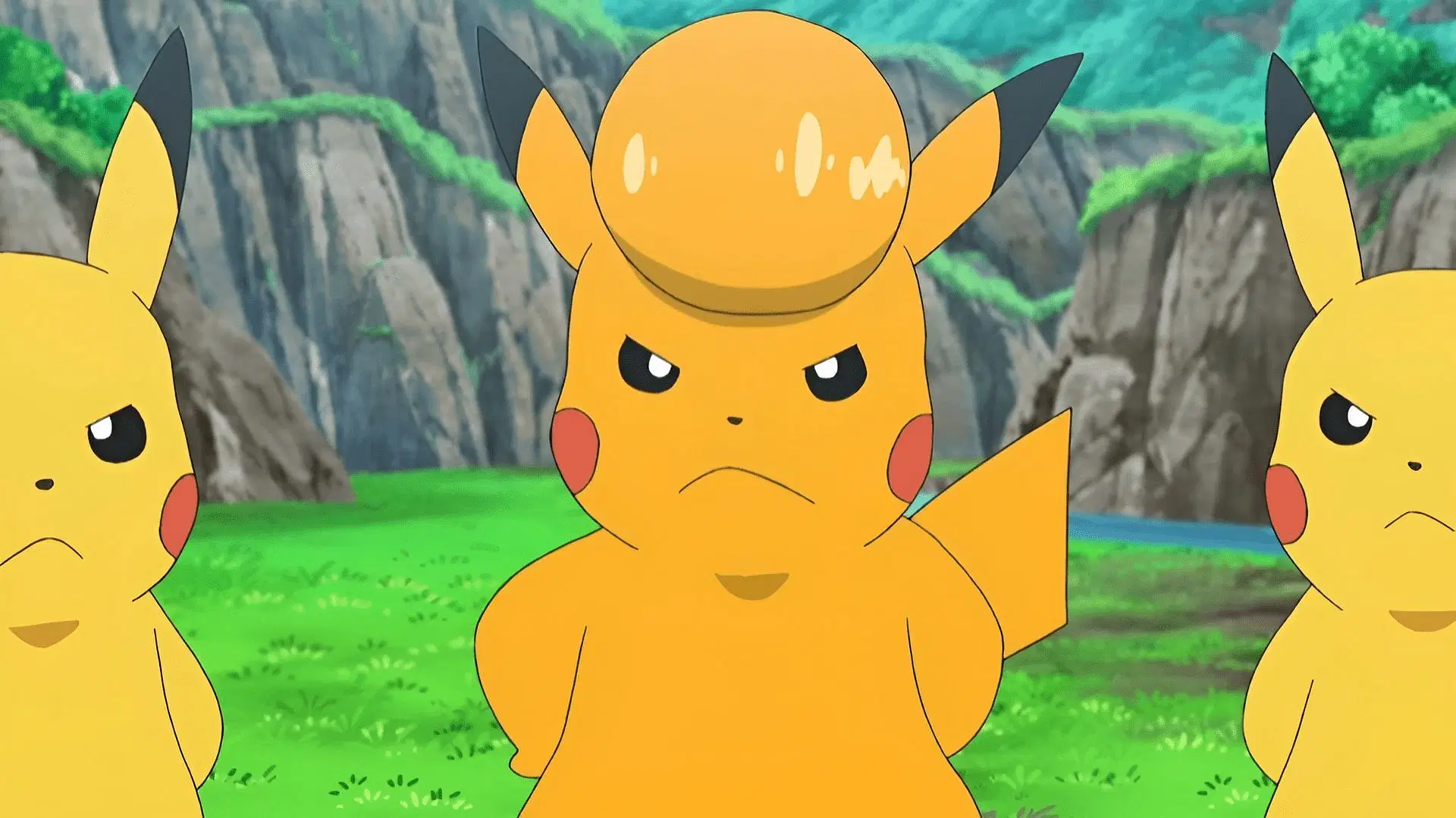 Shiny Pikachu in the anime (Image via TPC)