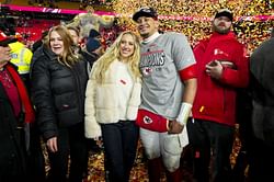WATCH: Patrick Mahomes and wife Brittany turn heads during glam date night at Carbone Beach soirée
