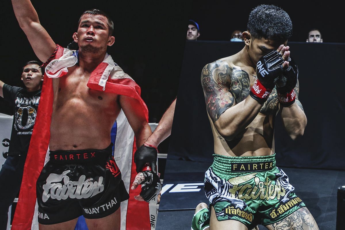 Nong-O Hama (left) and Kongthoranee (right)