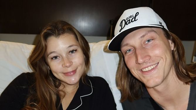 Trevor Lawrence's wife Marissa shares rare glimpse into daughter Shae's visit to 'daddy at work'
