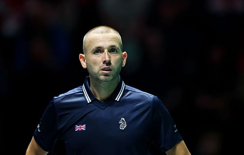 Dan Evans at the 2024 Davis Cup (Photo: Getty)