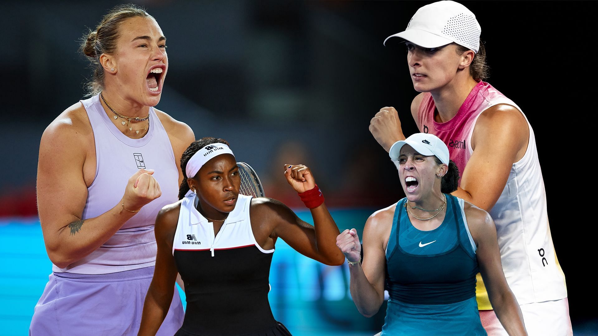 Aryna Sabalenka-Iga Swiatek and Coco Gauff-Madison Keys are on a collision course at the French Open 2025. (Photos: Getty)