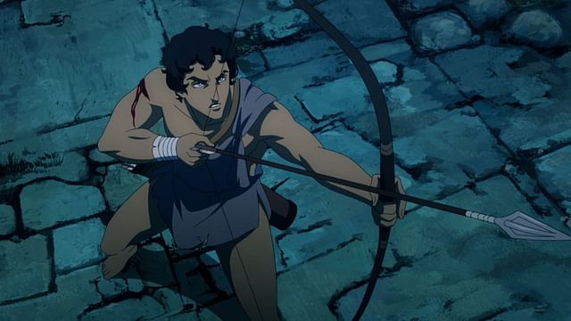 A still from Blood of Zeus season 3 