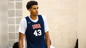 No. 1 ranked recruit Bentley Lusakueno shows off elite skill set in front of San Antonio Spurs' Chris Paul