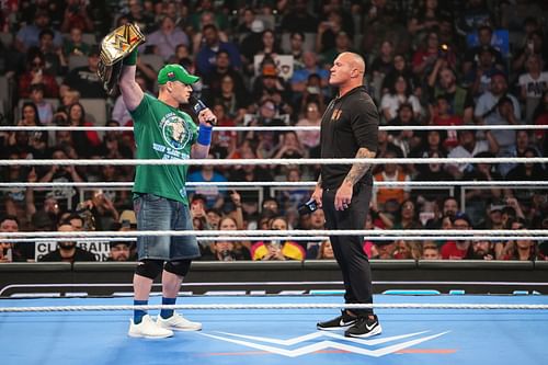 John Cena and Randy Orton on SmackDown! [Image via Getty]