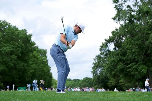 Scottie Scheffler at the 2025 PGA Championship (Source: Getty)