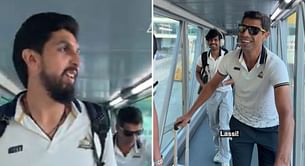 "Humein leke bhi nahin jaa raha" - Ashish Nehra's hilarious banter with Ishant Sharma ahead of DC vs GT IPL 2025 match [Watch]