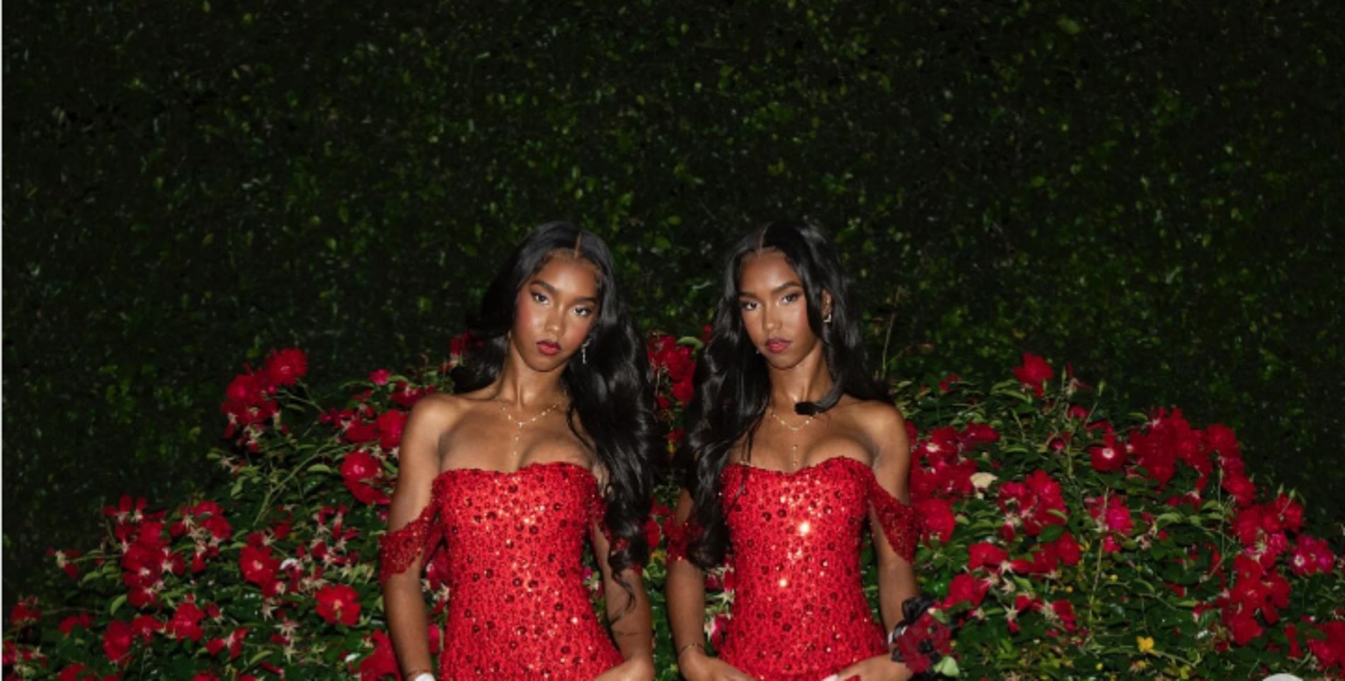 Combs Twins during prom (source: IG/ the_combs_twins)