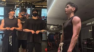 "THEY‘RE SO INSANE TO THINK WE CAN HANDLE THAT"- Fans go gaga over BTS' Kim Taehyung and Jungkook's new gym photos flaunting their physique