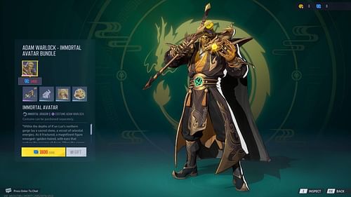 Adam Warlock's latest bundle (Image via NetEase Games)