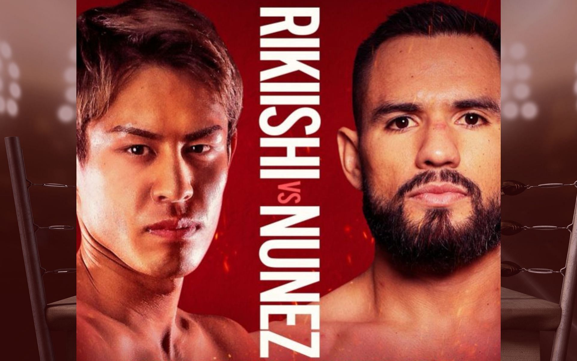 Masanori Rikiishi (left) faces Eduardo Nunez (right) on May 28. [Image courtesy: @sugarnunez97 on Instagram]