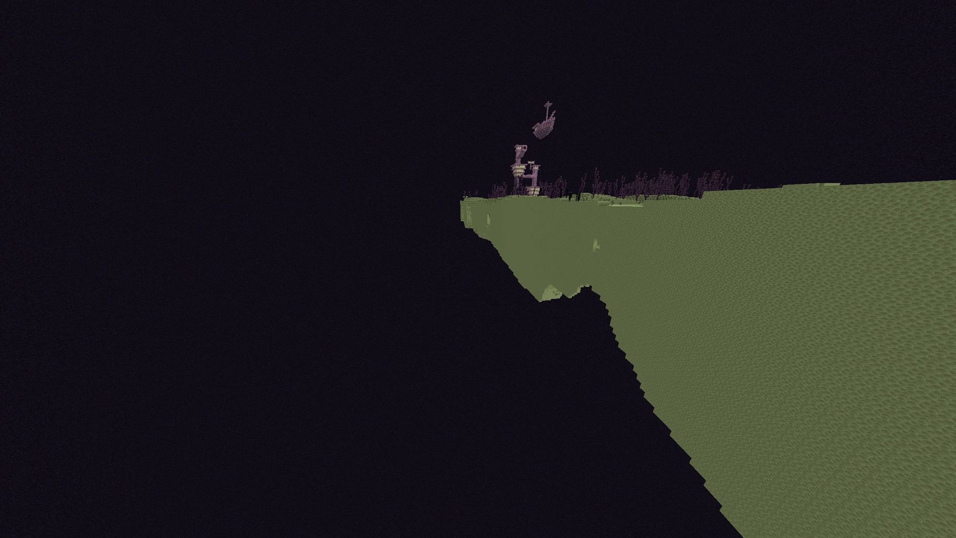 End islands abruptly cut off after a while (Image via Sportskeeda Gaming || Mojang Studios)