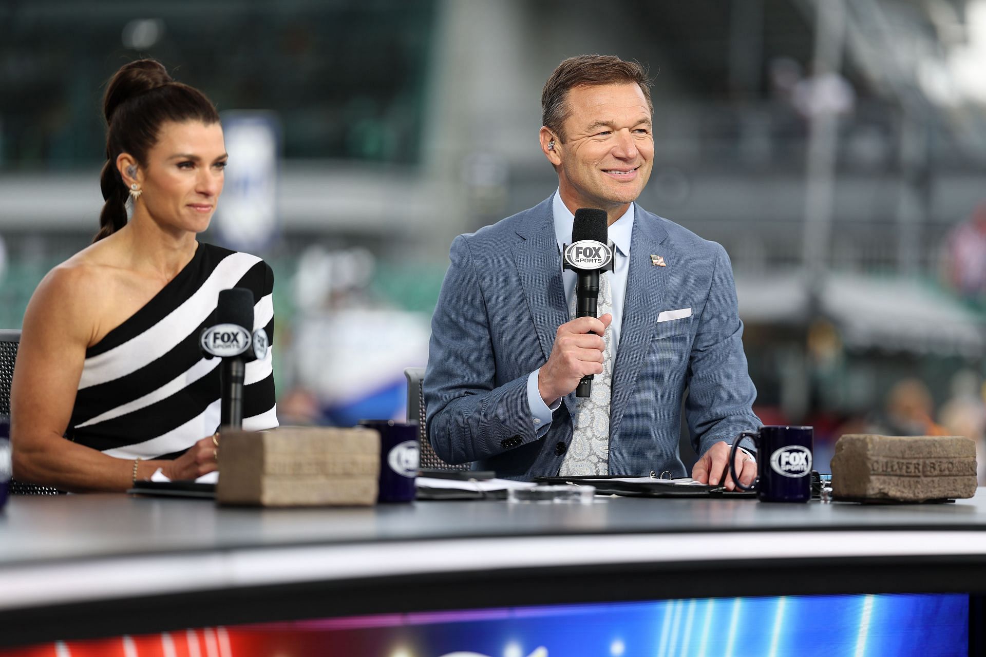 Danica Patrick with FOX at the 109th Running Of the Indianapolis 500 - Source: Getty