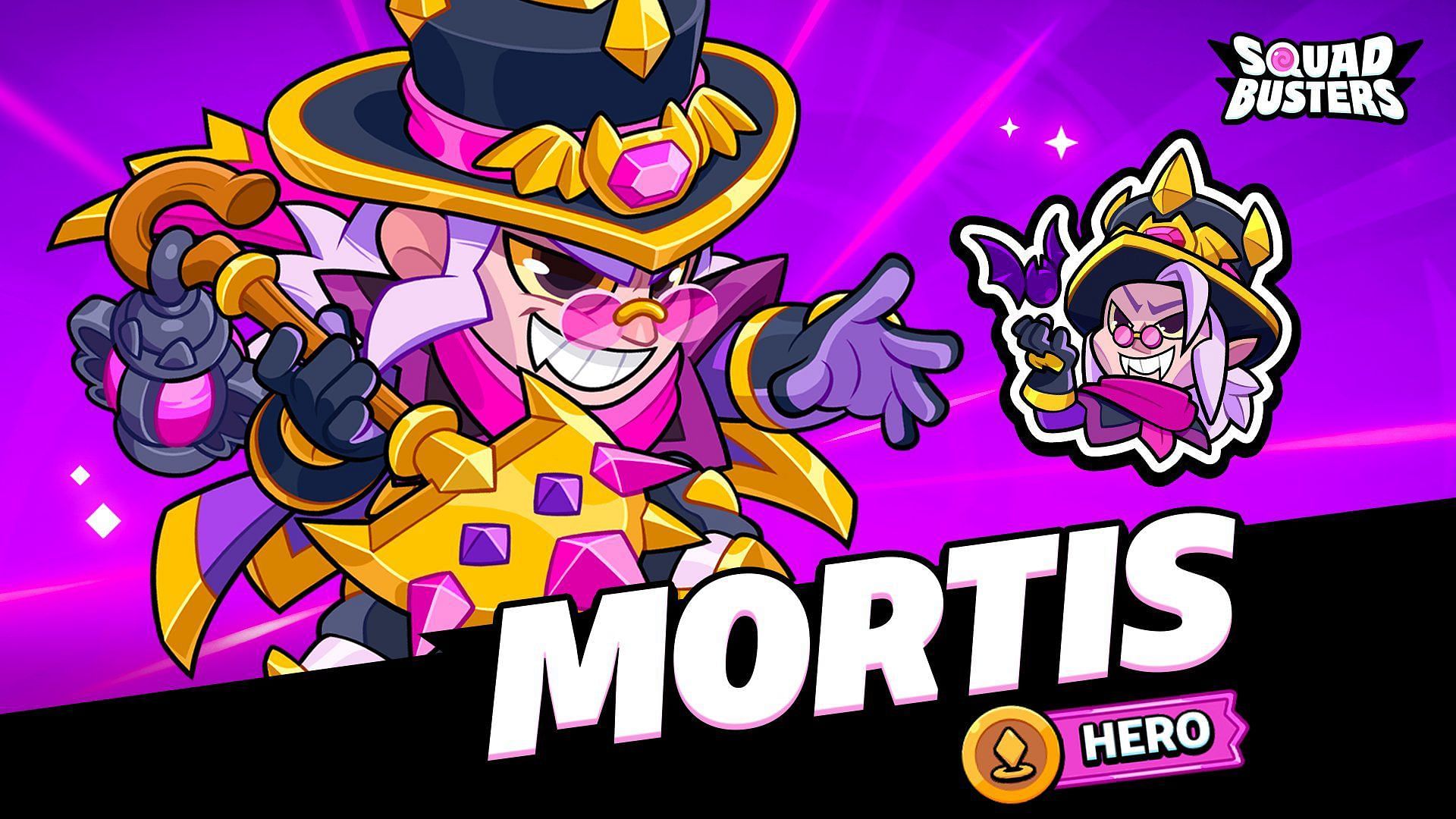 Hero Mortis is arriving soon in Squad Busters (Image via Supercell)