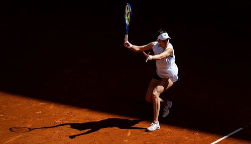 Bencic in action at the Mutua Madrid Open - Source: Getty