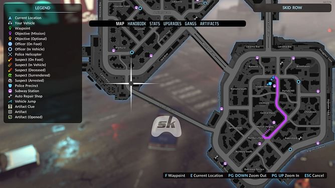 The Precinct: All plaque locations