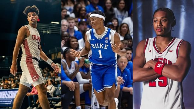 Five-star Duke signee Cayden Boozer, Duke guard Caleb Foster and Houston