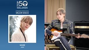 "Always very proud" — Fans celebrate as BTS' Jimin bags 'Best Album' in the International category for 'MUSE' at Top 50 Music Awards 2025