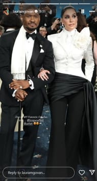 Laura Govan shows love to R&B legend Usher and wife Jennifer's outfit at the 2025 Met Gala