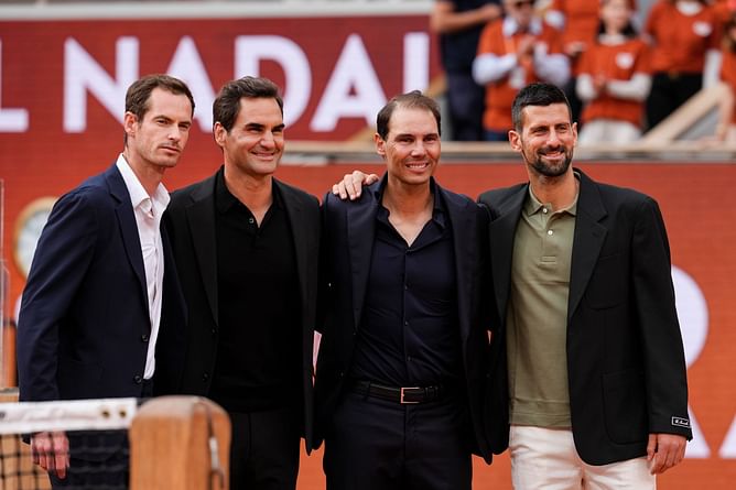 Rafael Nadal reveals inside details of his conversation with Roger Federer, Novak Djokovic & Andy Murray during emotional French Open tribute
