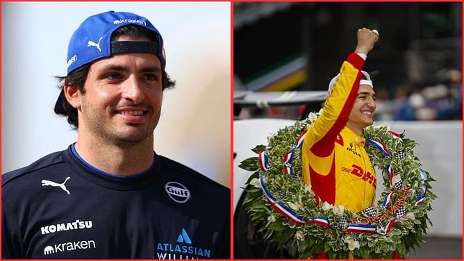 Carlos Sainz drops 4-word reaction to Alex Palou winning the Indy500