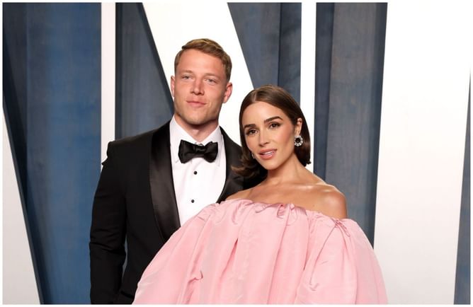 Christian McCaffrey's wife Olivia Culpo reveals why she chose Rhode Island for her Parisian baby shower