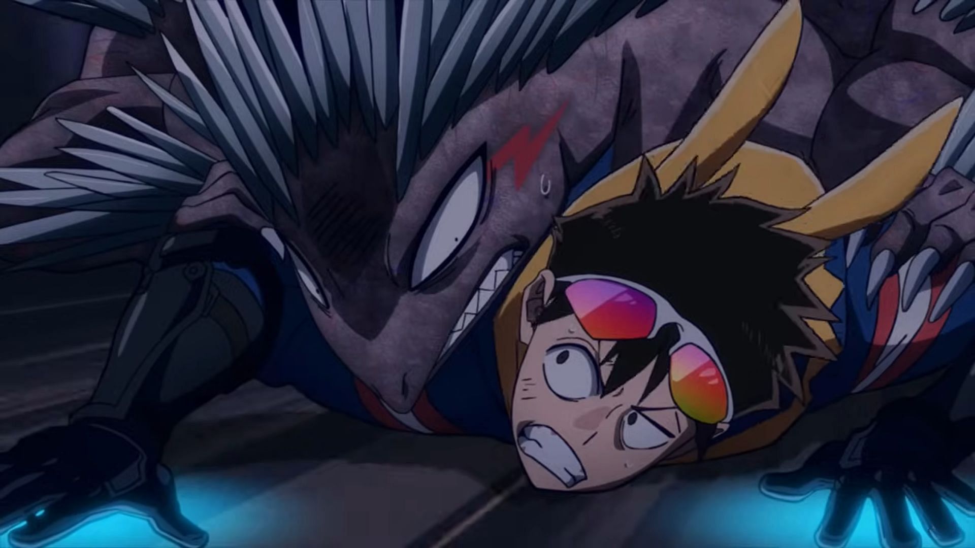 My Hero Academia: Vigilantes episode 6 - Koichi rescues Soga as Stendhal adopts a new persona
