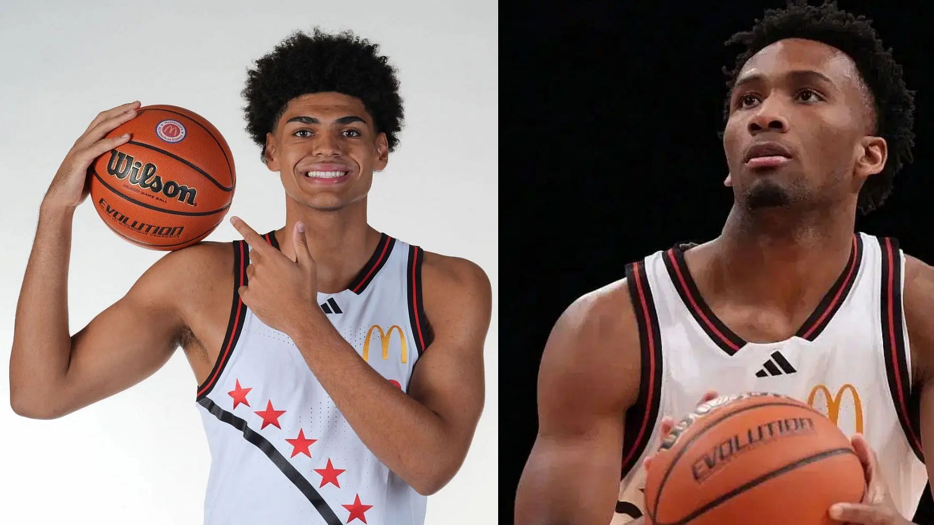 Darryn Peterson reacts to fellow McDonald