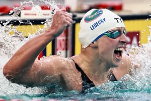 Katie Ledecky pens 1-word reaction on manifesting her world record-breaking 800m freestyle swim