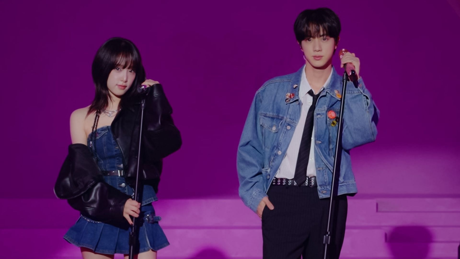 BTS Jin and Yena perform 