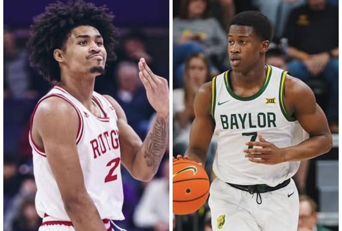 Rutgers’ Dylan Harper hyped for VJ Edgecombe as Baylor star impresses in pro lane drill at the NBA draft combine