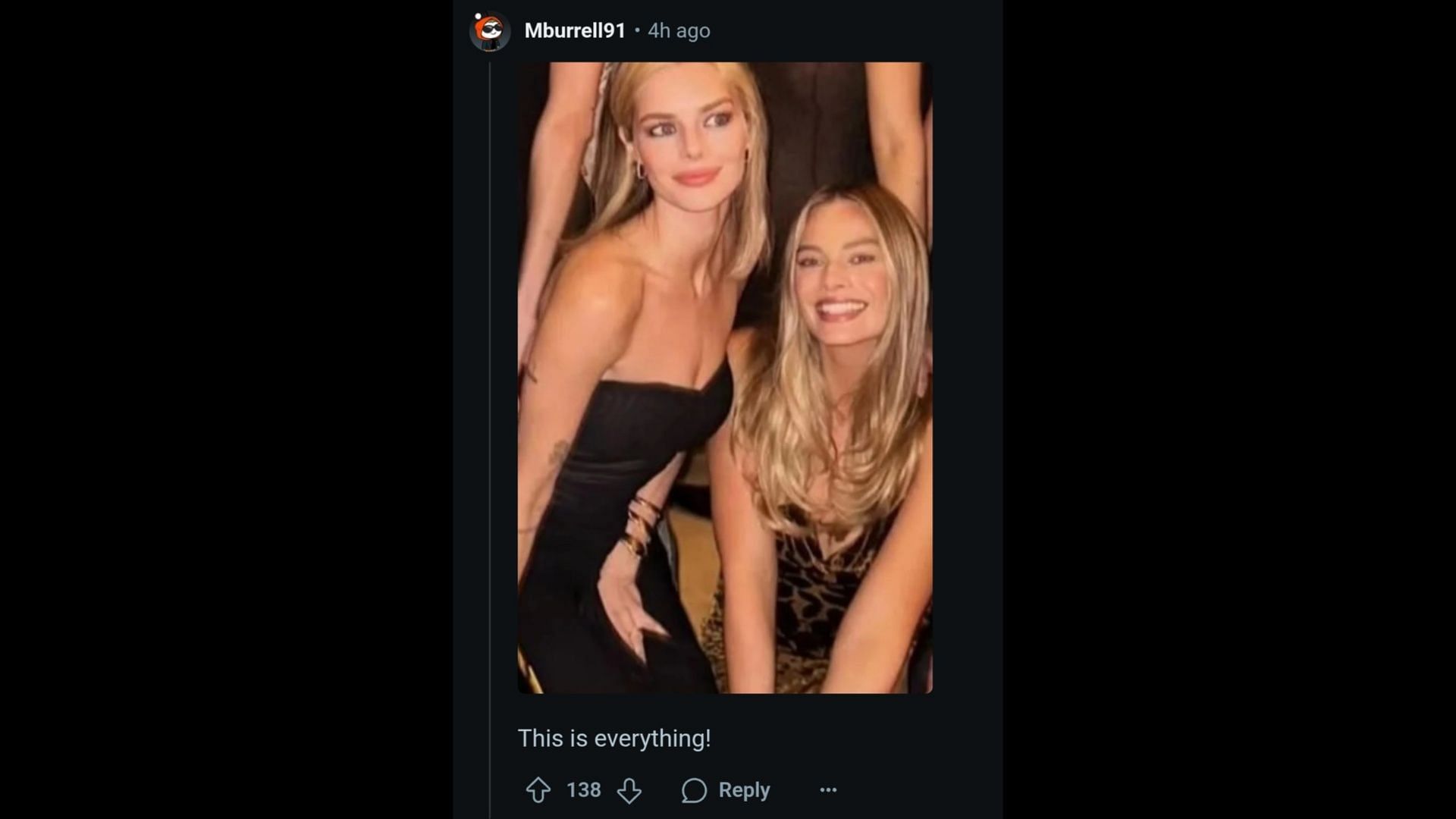 Netizens react to Phoebe Tonkin's reported wedding's guest list. (Image via Reddit/@r/popculturechat)