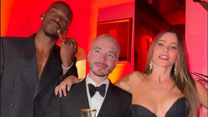Jimmy Butler links up with Sofía Vergara at J Balvin’s star-studded party at 11th-century Tuscan castle
