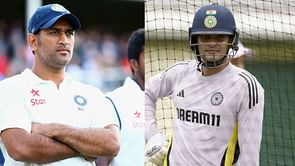 MS Dhoni vs Shubman Gill - comparing their stats in Test cricket before being named captain