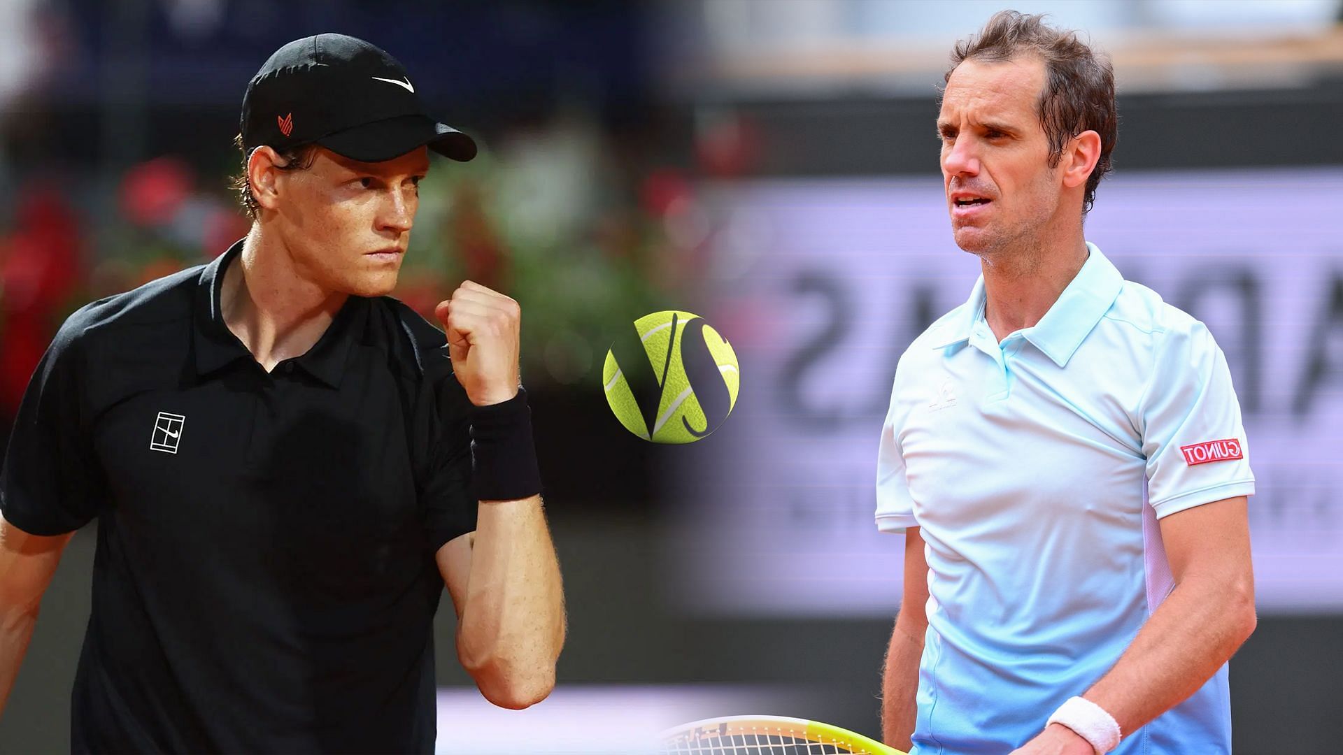 Jannik Sinner vs Richard Gasquet is one of the second-round matches at the French Open 2025. (Photos: Getty)