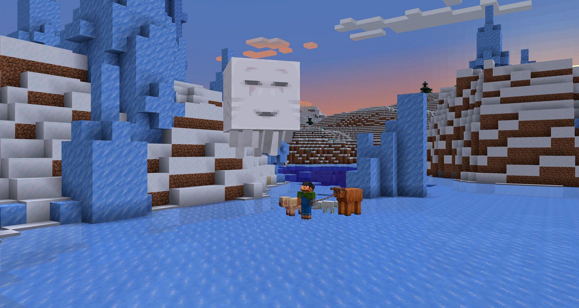 The happy ghast in Minecraft (Image via Mojang Studios)
