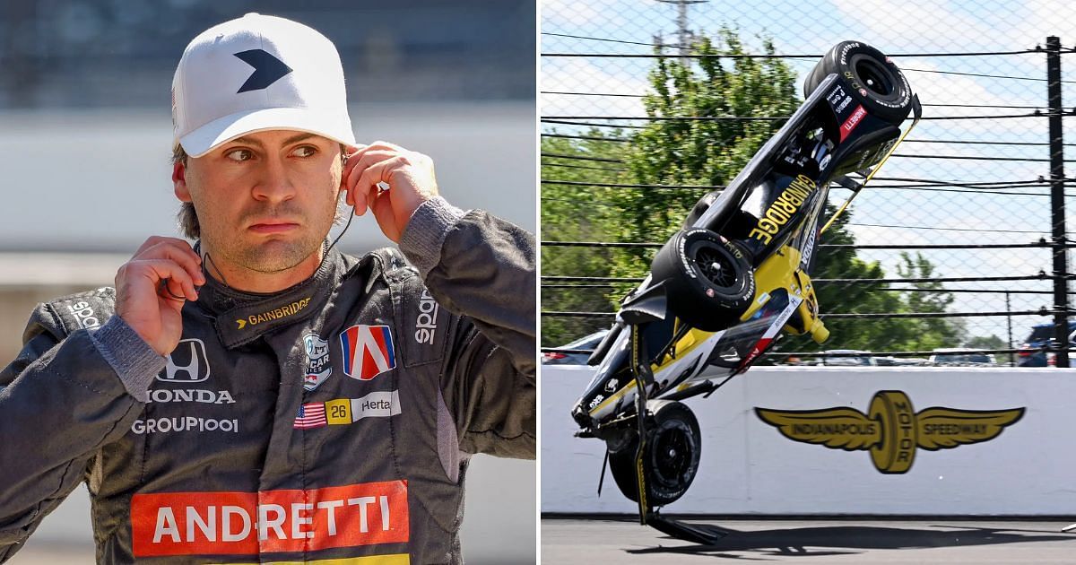 Colton Herta, Indy 500, IndyCar, crash, Indy 500 qualifying, Andretti Global