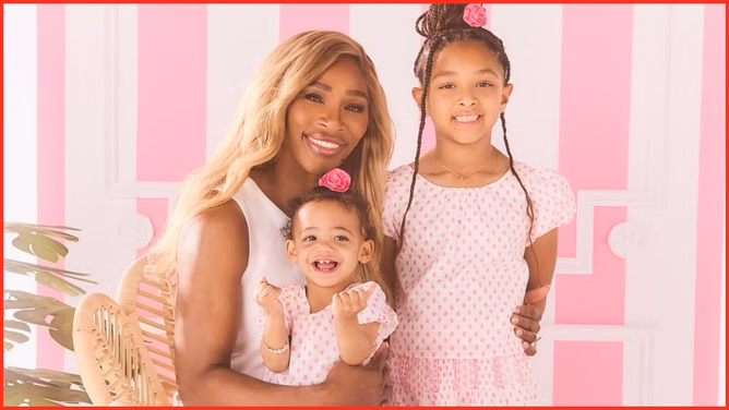 Serena Williams' youngest daughter Adira steals the show as mom's makeup assistant under sister Olympia's supervision