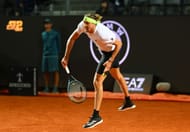 Zverev in action at the Italian Open 2025 - Day Five - Source: Getty