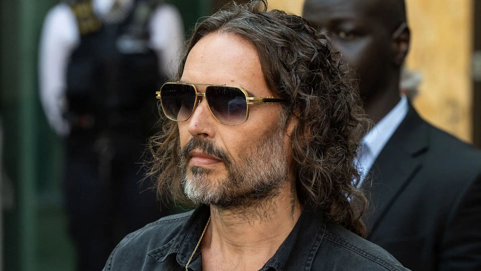 Actor-comedian Russell Brand leaves Westminster Magistrates