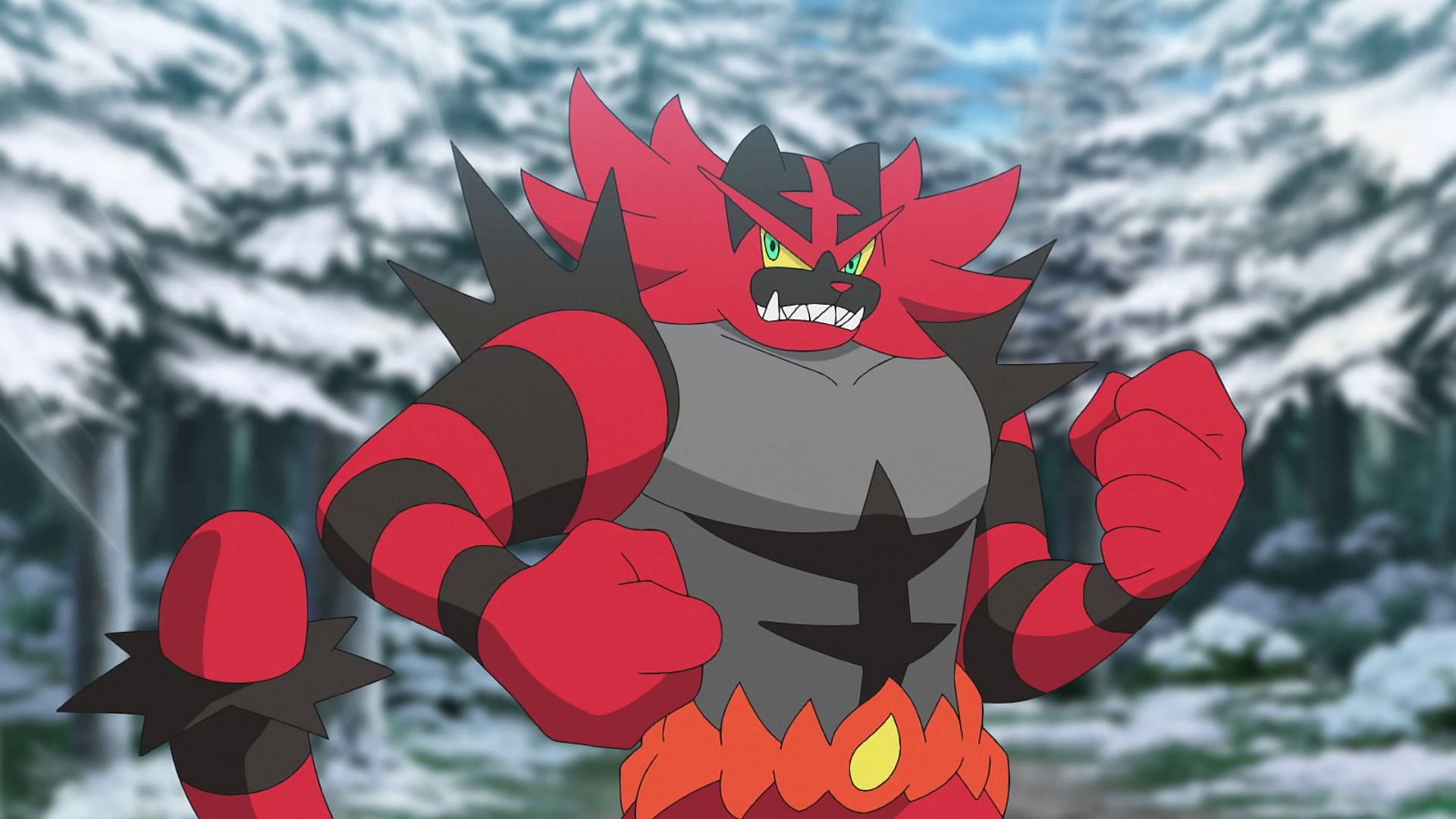 Incineroar in the anime (Image via TPC)