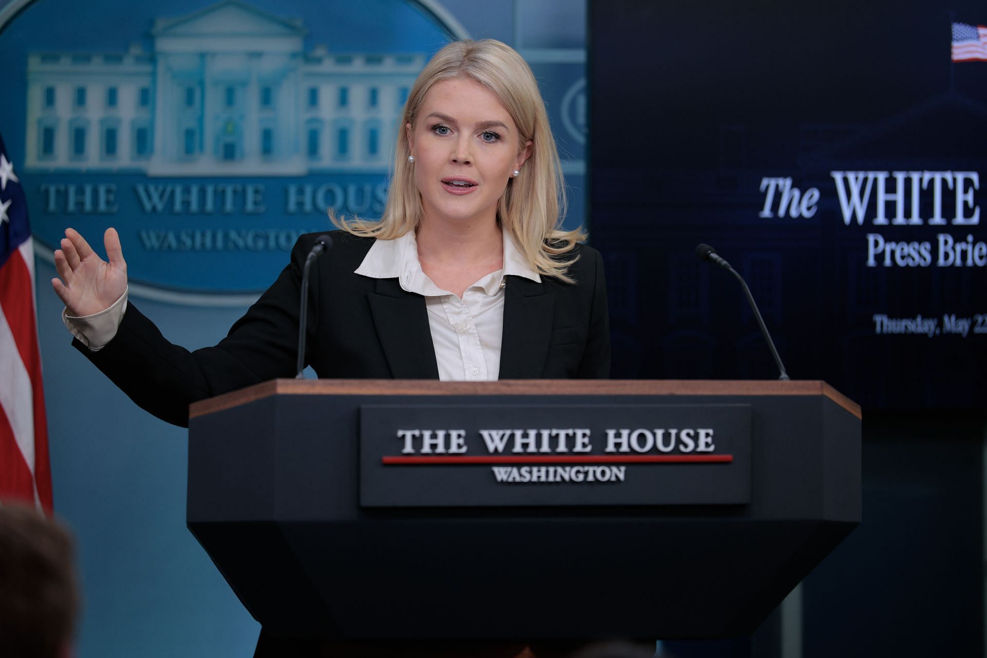 White House Press Secretary Leavitt Holds Daily Press Briefing - Source: Getty