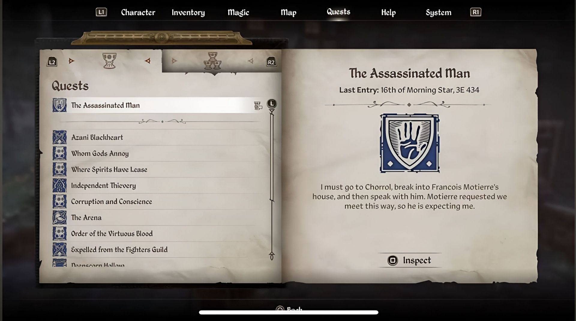 Oblivion Remastered walkthrough: How to complete The Assassinated Man quest