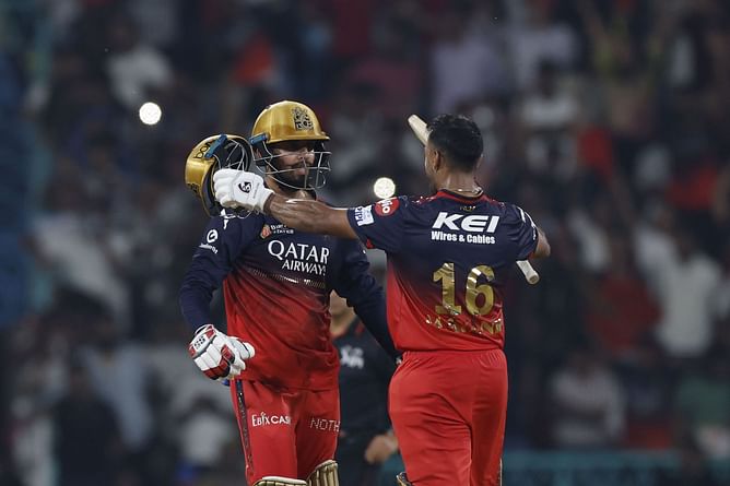 When was the last time RCB finished in the top two before IPL 2025 match vs LSG?