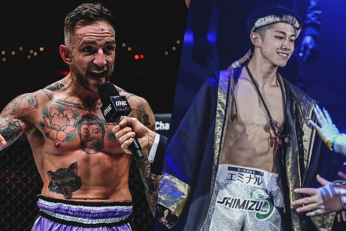Liam Harrison (left) and Nadaka Yoshinari (right). [Photos from ONE Championship]